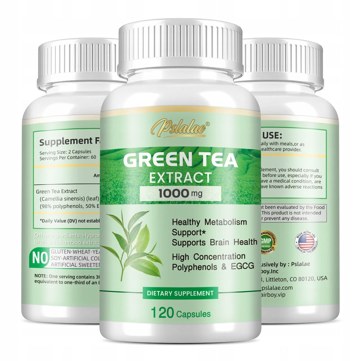Green Tea Extract - 98% Polyphenols (with EGCG) - Weight Support Packaging status original
