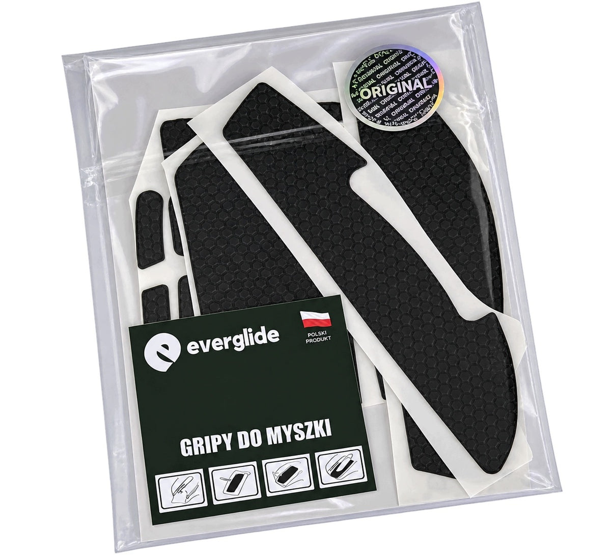 Grips for Logitech G Pro X Superlight and Superlight 2 V1 Everglide Packaging status original