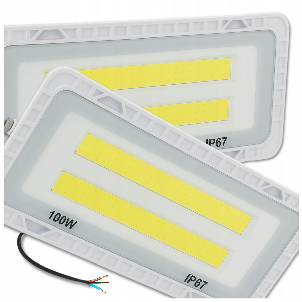 HALOGEN LED 100W FLOODLIGHT SLIM OUTDOOR WORKING ECONOMICAL FOR WAREHOUSE