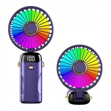HANDHELD FAN 6 SPEED FAN MINI SILENT FOLDING TRAVEL