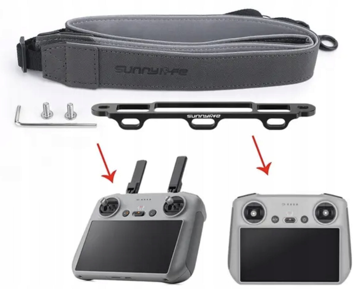 HANDLE SOLID ALUMINUM LANYARD ADJUSTABLE FOR REMOTE CONTROL DJI RC MINI 3 4 PRO