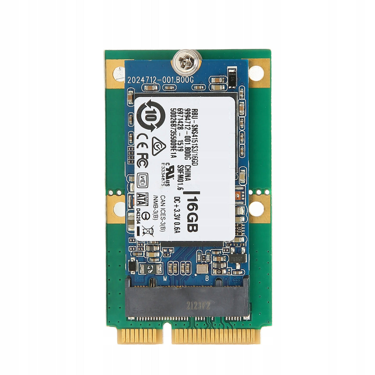 HARD DRIVE M.2 PLUG AND PLAY 16 GB ADAPTER CARD M.2 TO MSATA Packaging status original