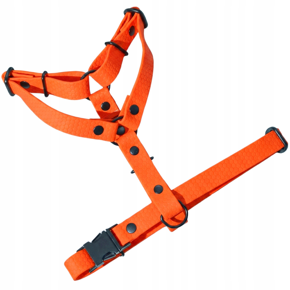 HARNESS GUARD FOR DOG HEXA WATERPROOF ORANGE tape 2cm size XS