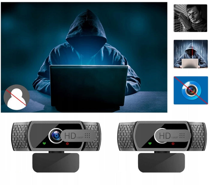 HD 1080p Webcam with Microphone Black Manufacturer code ASDFA