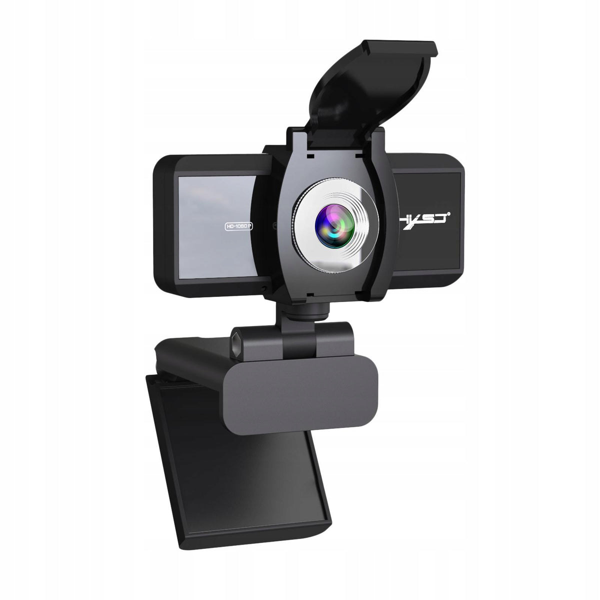 HD Webcam with Microphone, Streaming Computer Web Camera 1080P Manual Focus