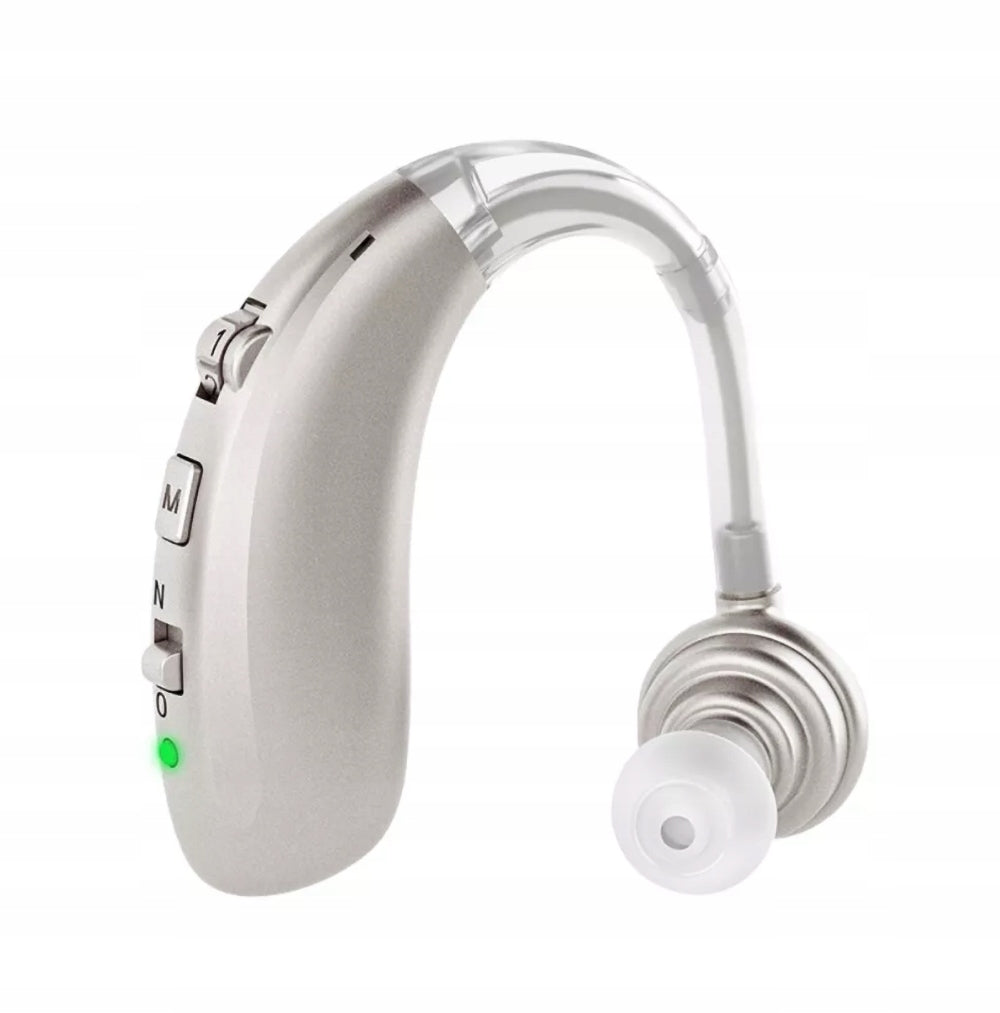 HEARING AID modern in-ear charging via USB strap included Medical device no