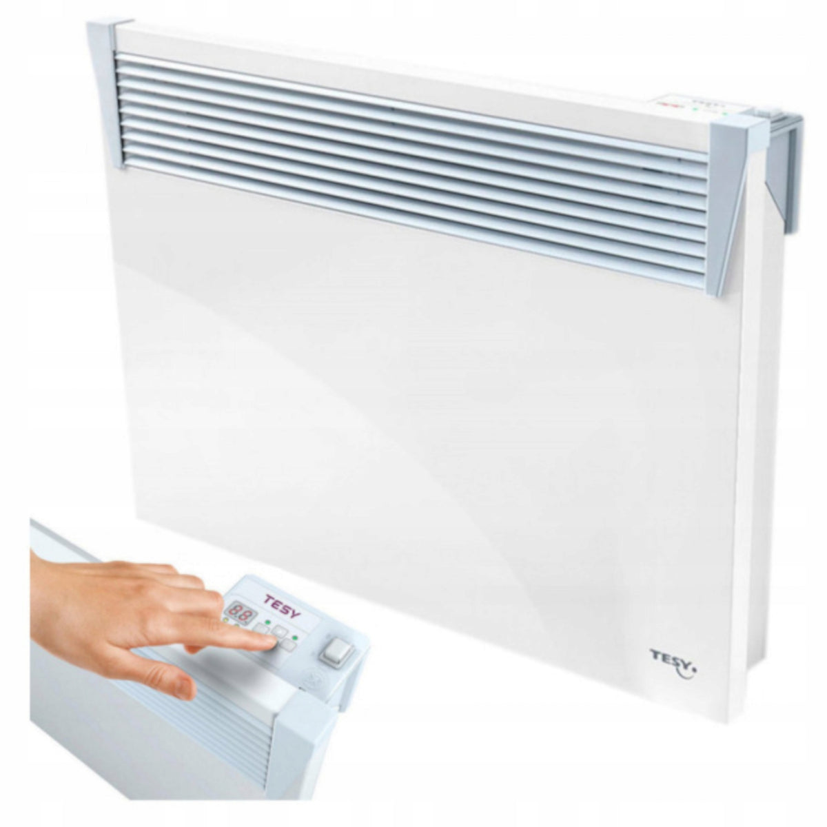 HEATER 1000W CONVECTOR ELECTRIC WALL THERMOSTAT LED DISPLAY