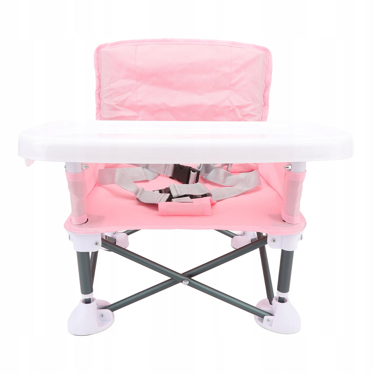 HIGHCHAIR FOR CHILDREN TRAY FOLDING SEAT PINK