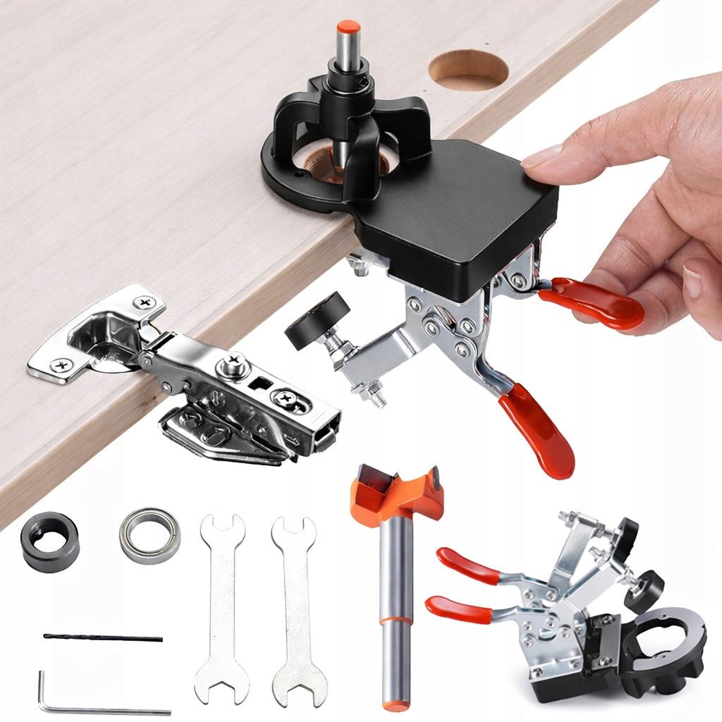 HINGE HOLE DRILLING TEMPLATE 35MM CAN HINGE CUTTER STENCIL