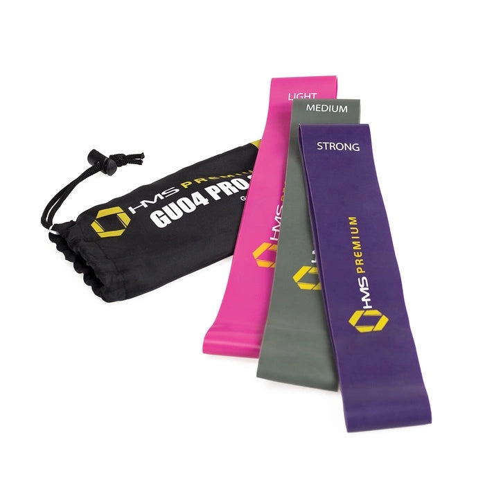 HMS GU04 Pro Set Exercise Rubbers Brand HMS