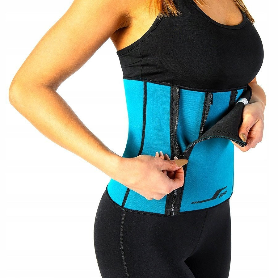 HMS Puller Abdominal Belt Slimming Adjustable Color blue