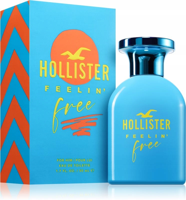 HOLLISTER FEELIN' FREE FOR HIM EAU DE TOILETTE 50ML FOR MEN