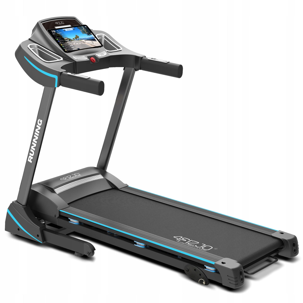 HOME ELECTRIC TREADMILL FOLDING WITH SHOCK ABSORPTION ADJUSTABLE ANGLE OF INCLINATION