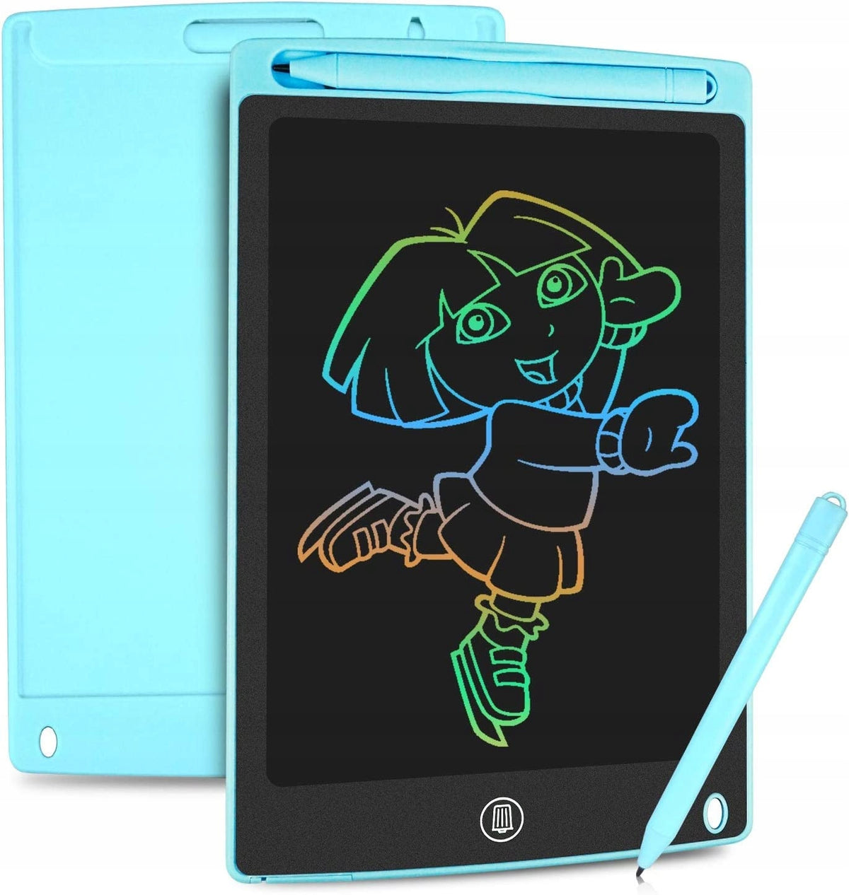 HOMESTEC 8,5'' LCD Writing Board for Kids Colorful Graphic Tablet