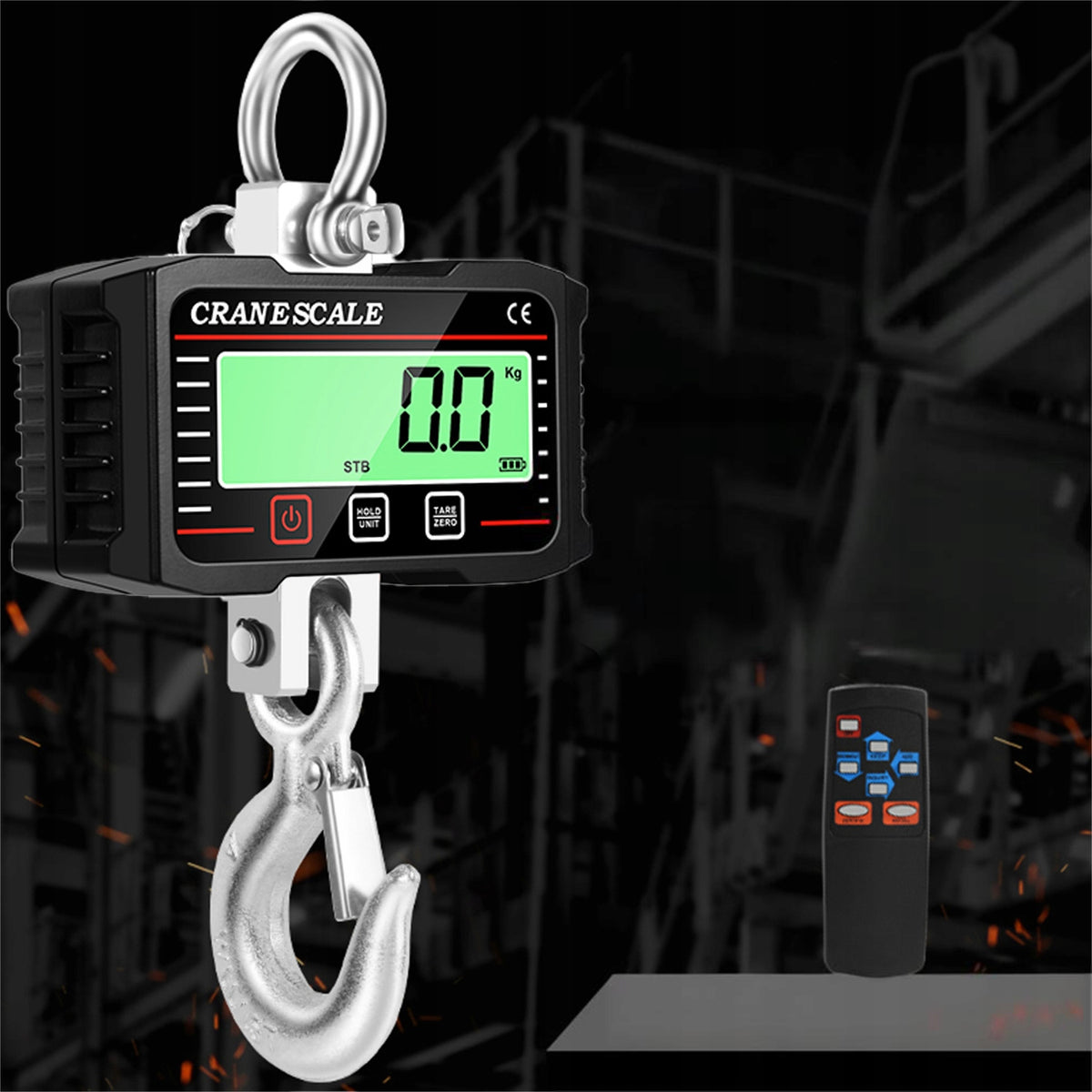 HOOK SCALE ELECTRONIC HANGING STORAGE 2T LCD HOOK PILOT Packaging status original