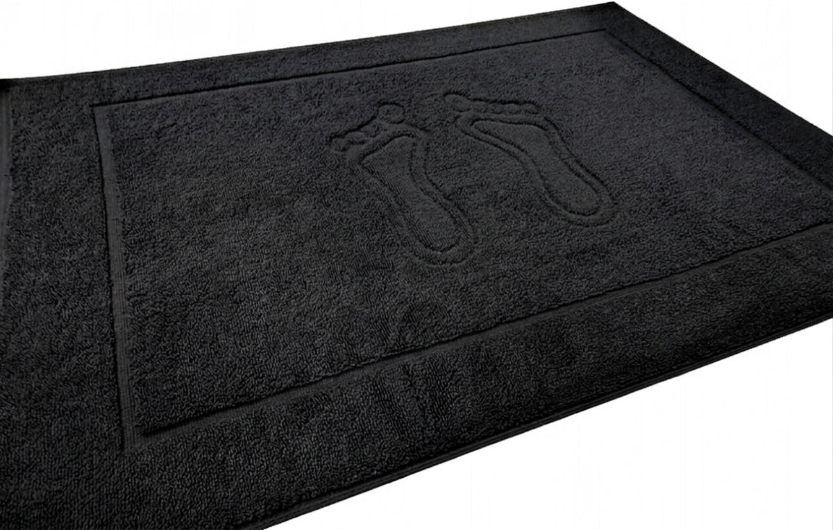 HOTEL BATHROOM RUG 50x70 650g BLACK