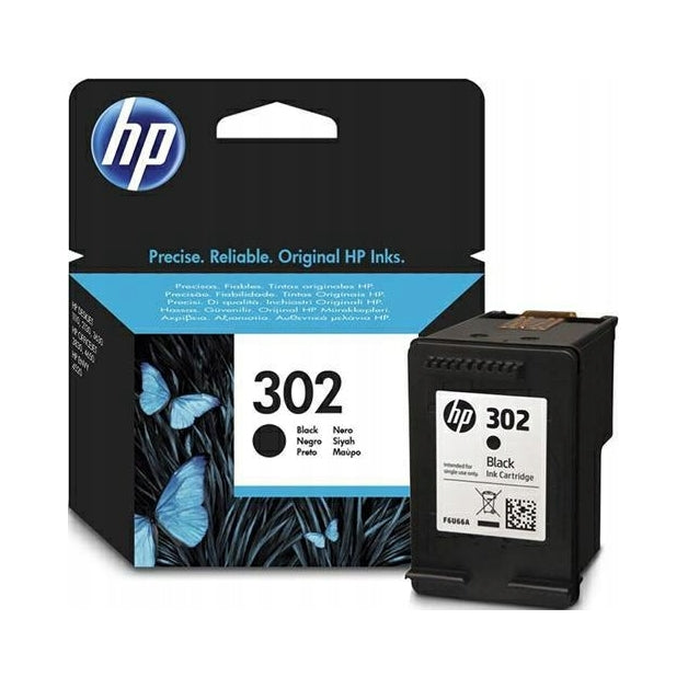 HP 302 black ink 3.5 ml F6U66AE