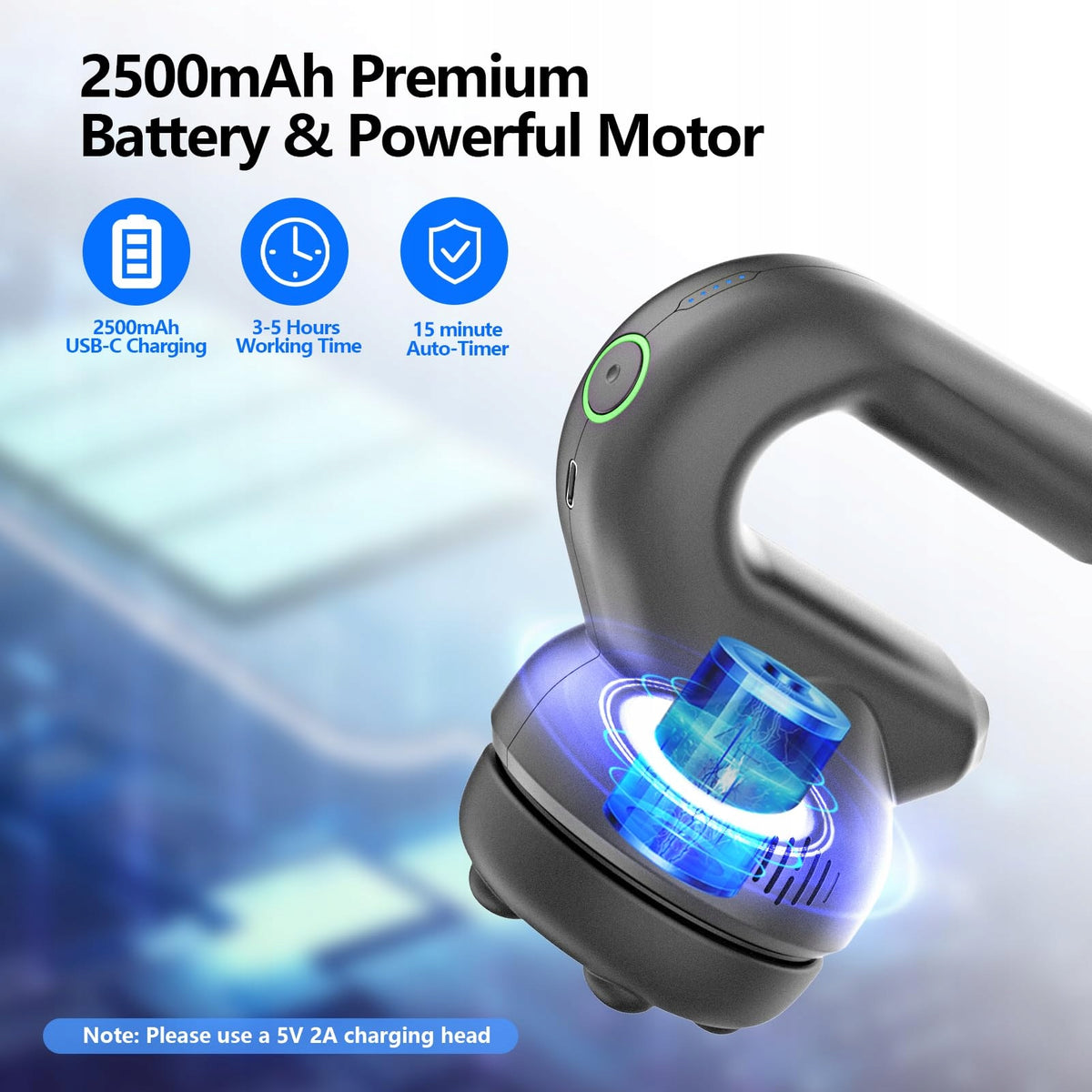 HYAKO F2 Massager Gun Mini Adjustable Multi-Speed For Body and Muscle Medical device no
