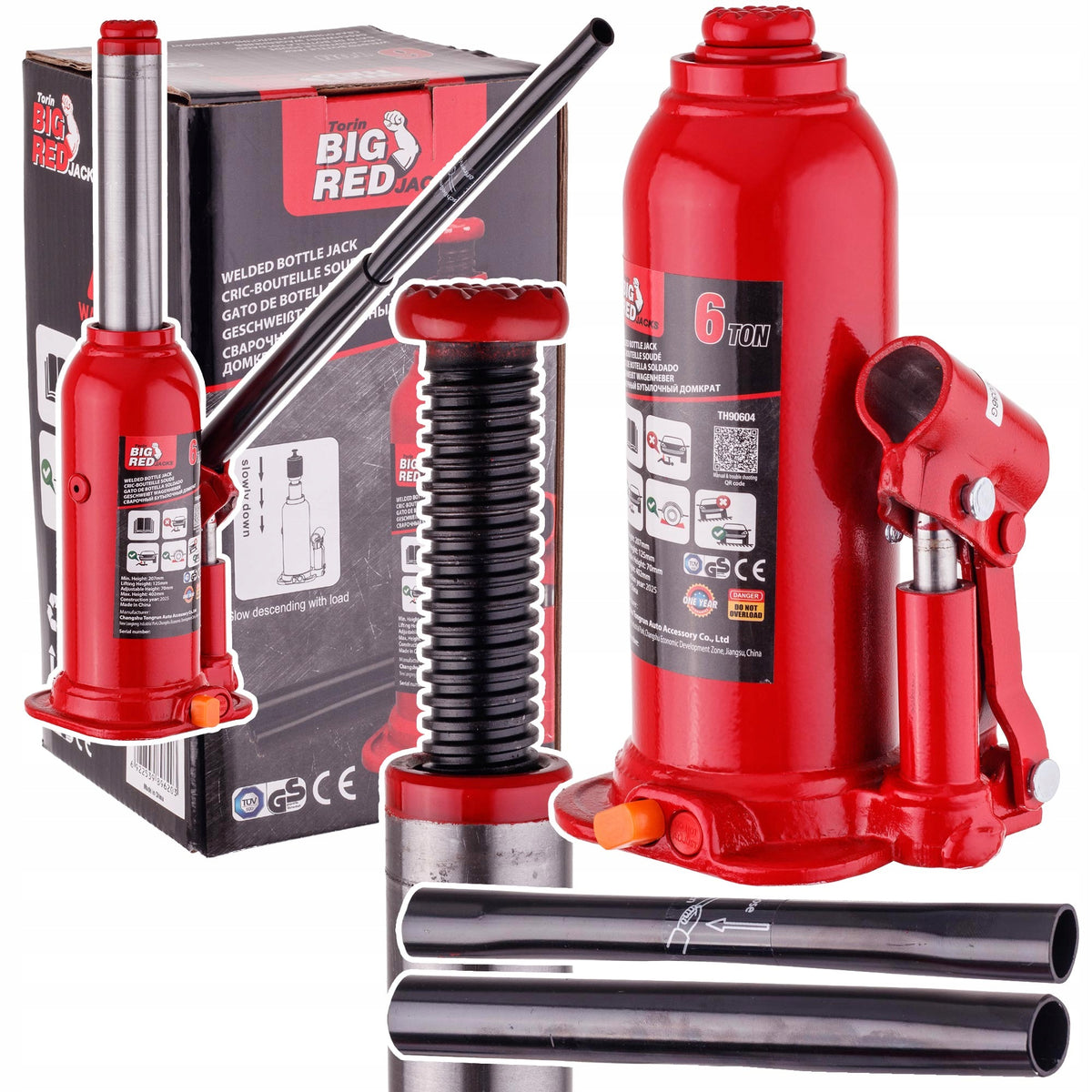 HYDRAULIC BOLLARD LIFT 6T BOTTLE JACK 6000KG