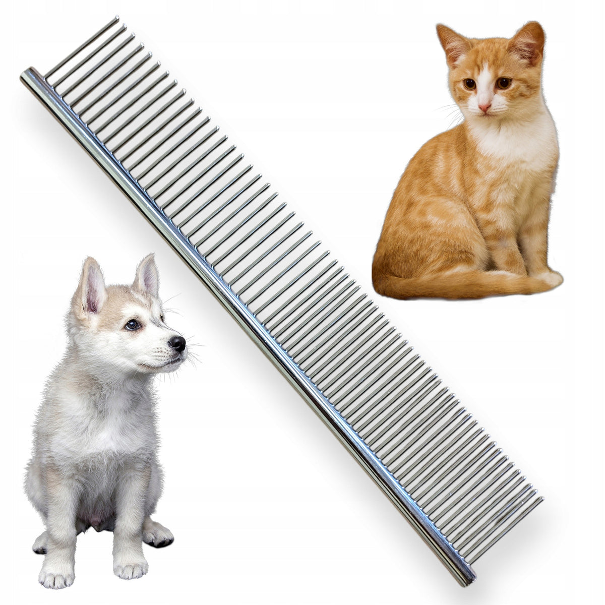 Hair Comb Metal Carded for Cat Dog