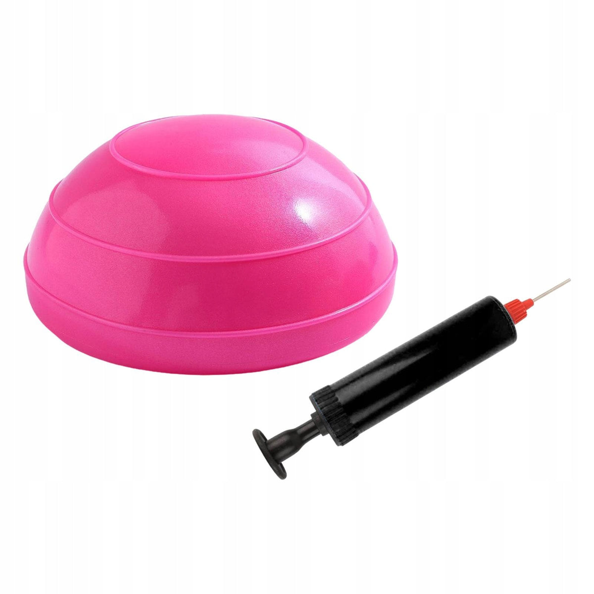 Half Balance Ball Inflatable Exercise Ball Nonslip Balance Trainer rose red Packaging status original