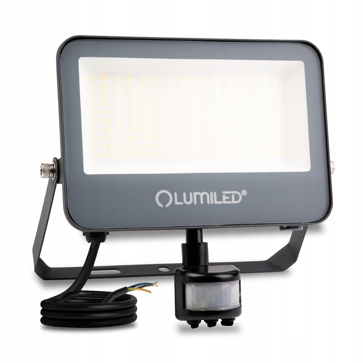Halogen 50W CCT IP65 LED Floodlight Headlight Lamp with Motion Sensor Packaging status original
