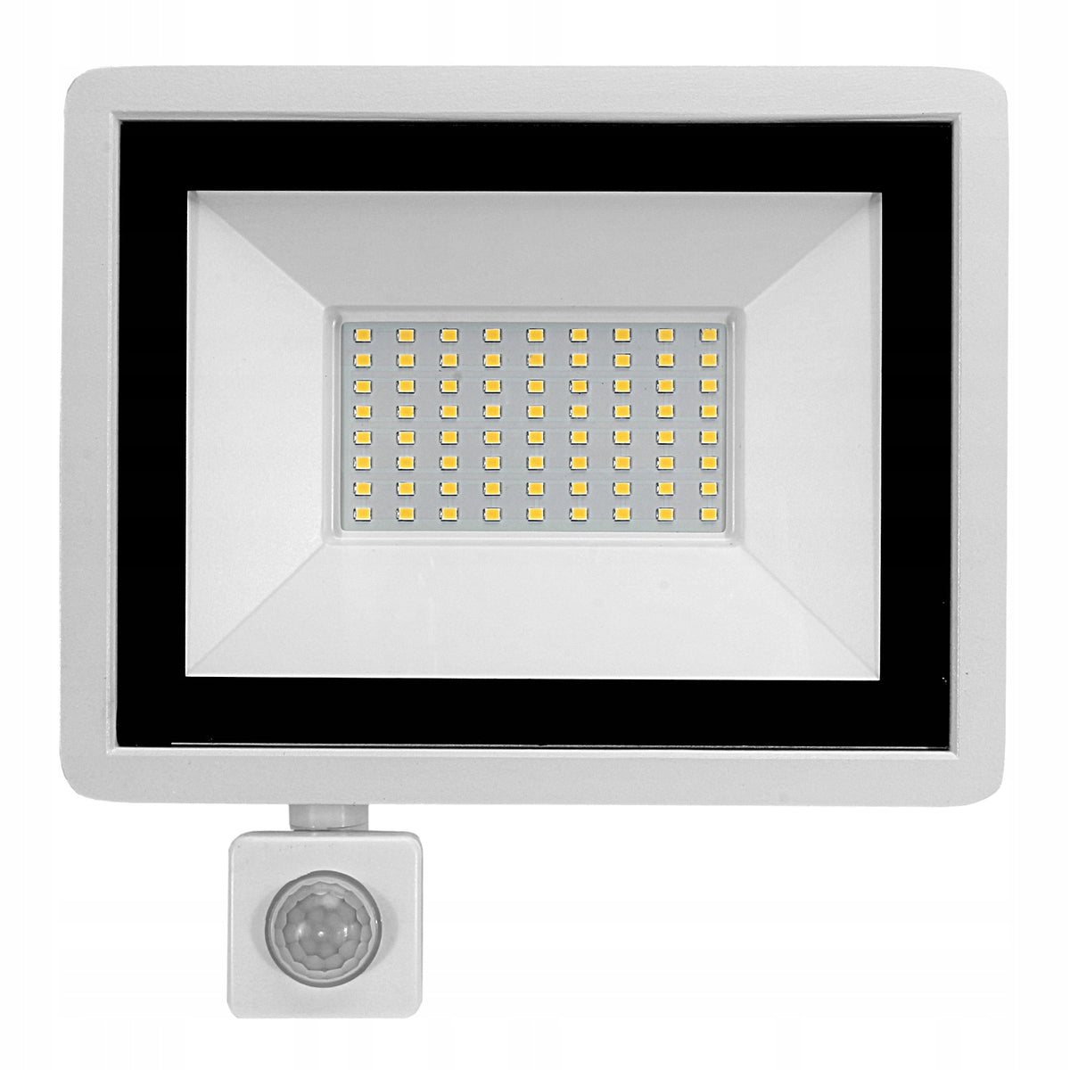 Halogen Floodlight with Motion Sensor 30w White Neutral Color 4000K