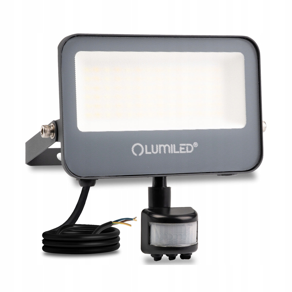 Halogen LED Floodlight 30W IP65 Headlight Lamp with Motion Sensor Powerful Packaging status original