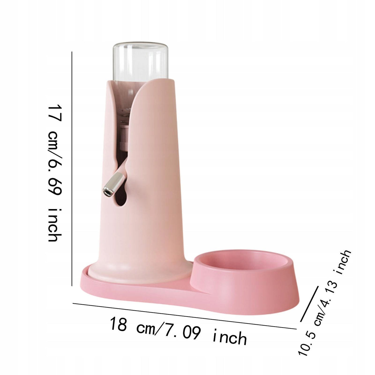 Hamster Kettle Hamster Water Bottle with Stand for Rabbit Small pink Packaging status original