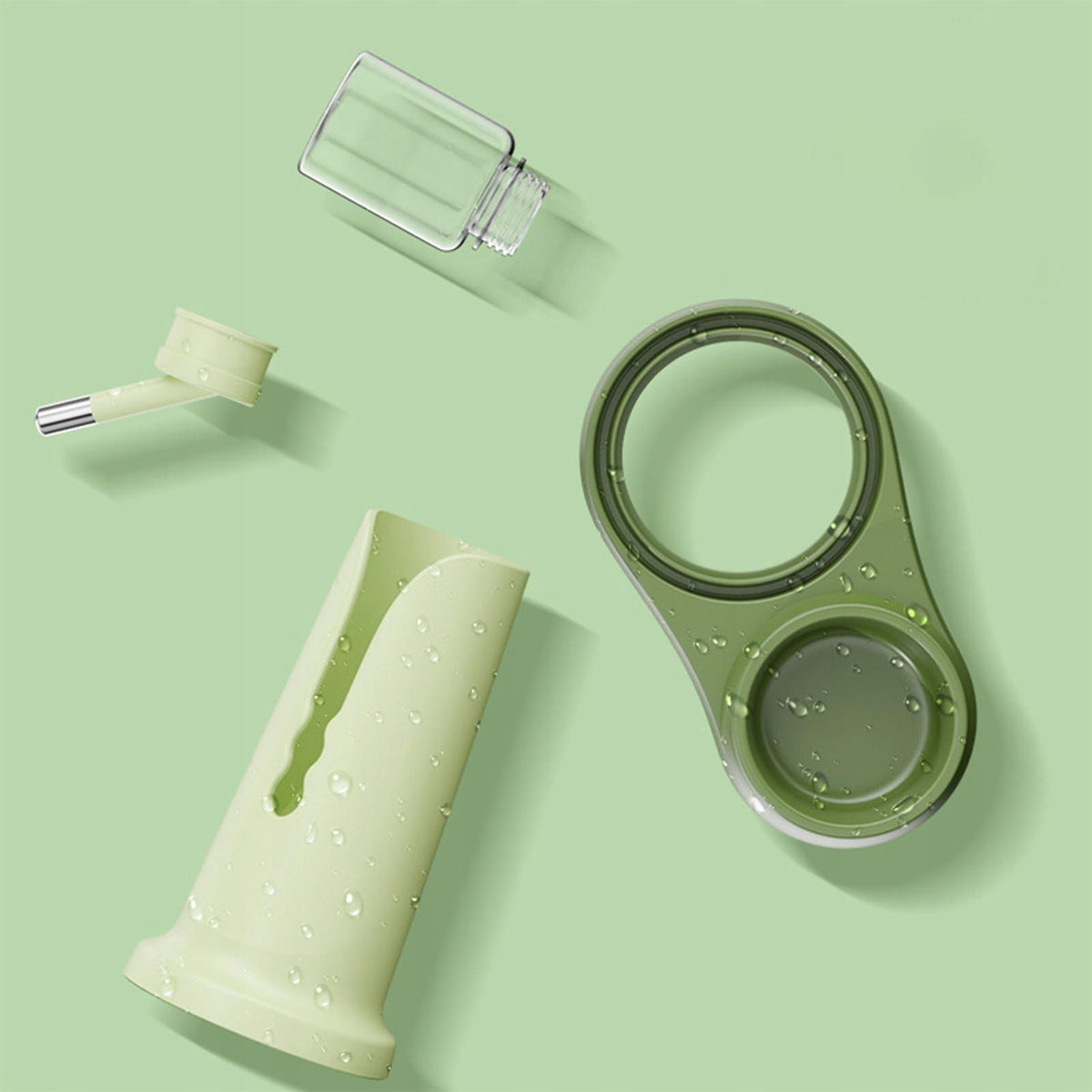 Hamster Kettle Hamster Water Bottle with Stand for Rabbit Small white Packaging status original