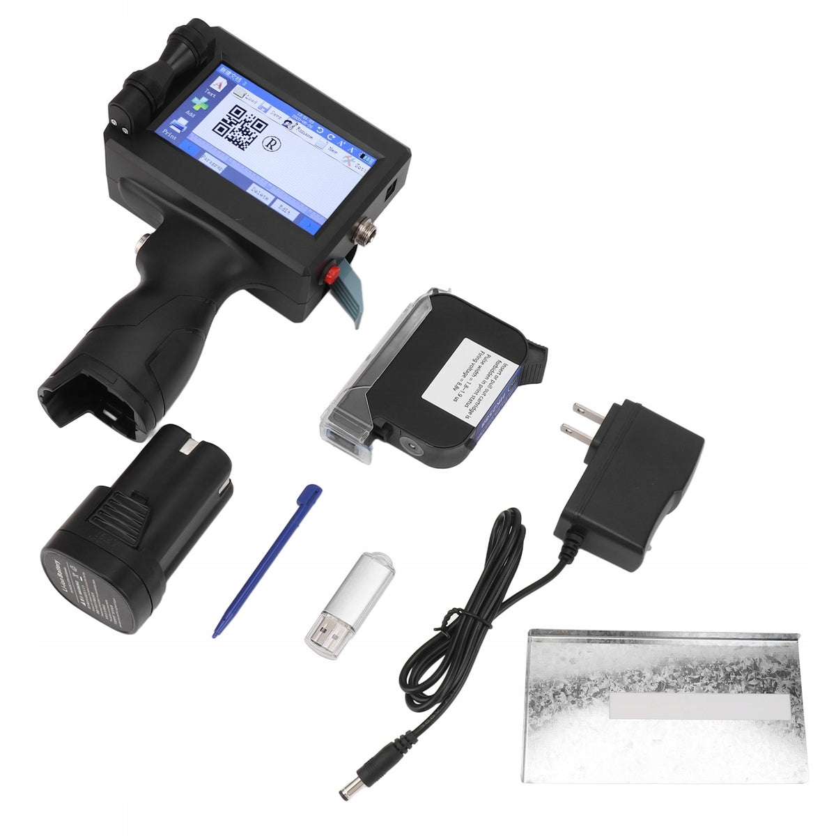 Handheld Inkjet Printer Height 2-12.7mm Quick Dry for D4