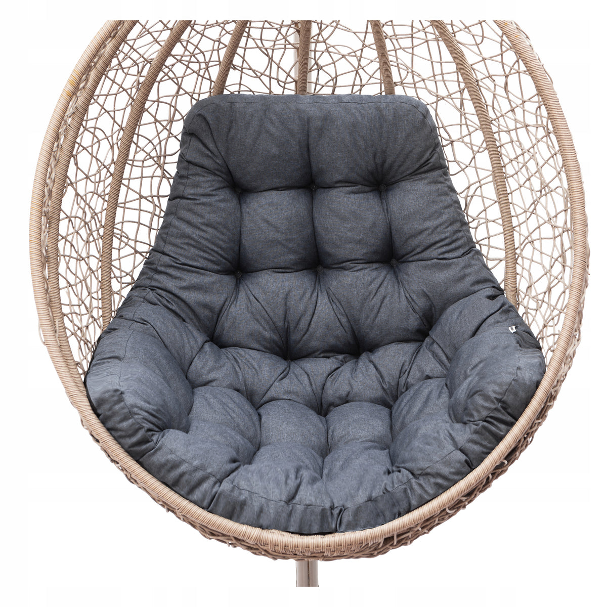 Hanging Chair Cushion Waterproof for Garden Swing Cocoon for Basket
