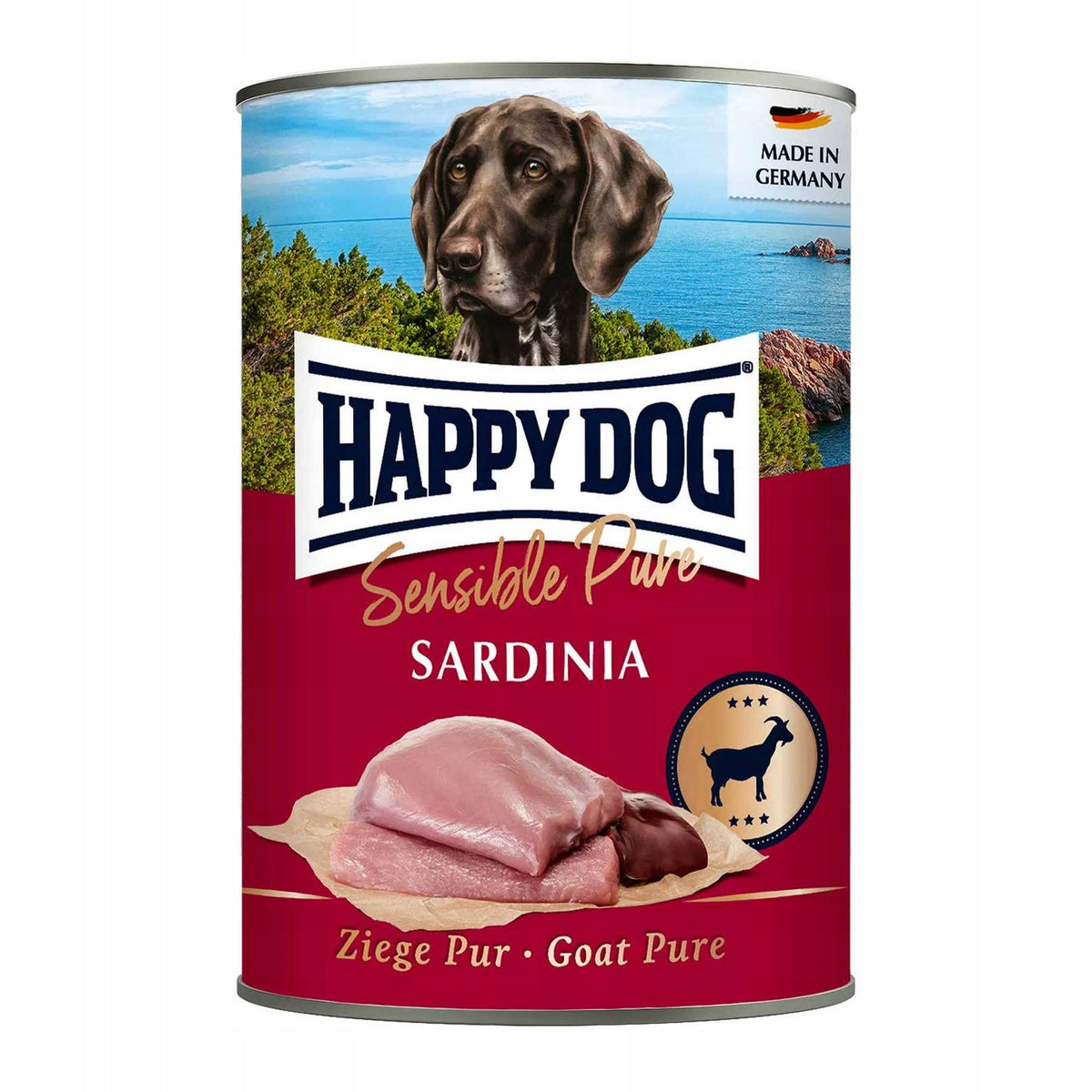Happy Dog Sardinia Goat Wet Dog Food 400g Brand Happy Dog
