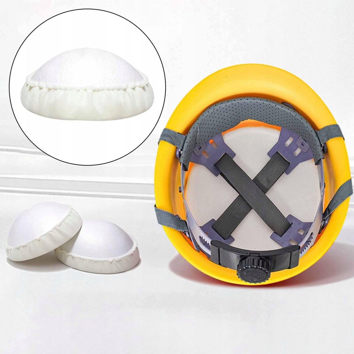 Hard Hat Padding Work Hats Polyester Sponge Shockproof Helmet Cushioning