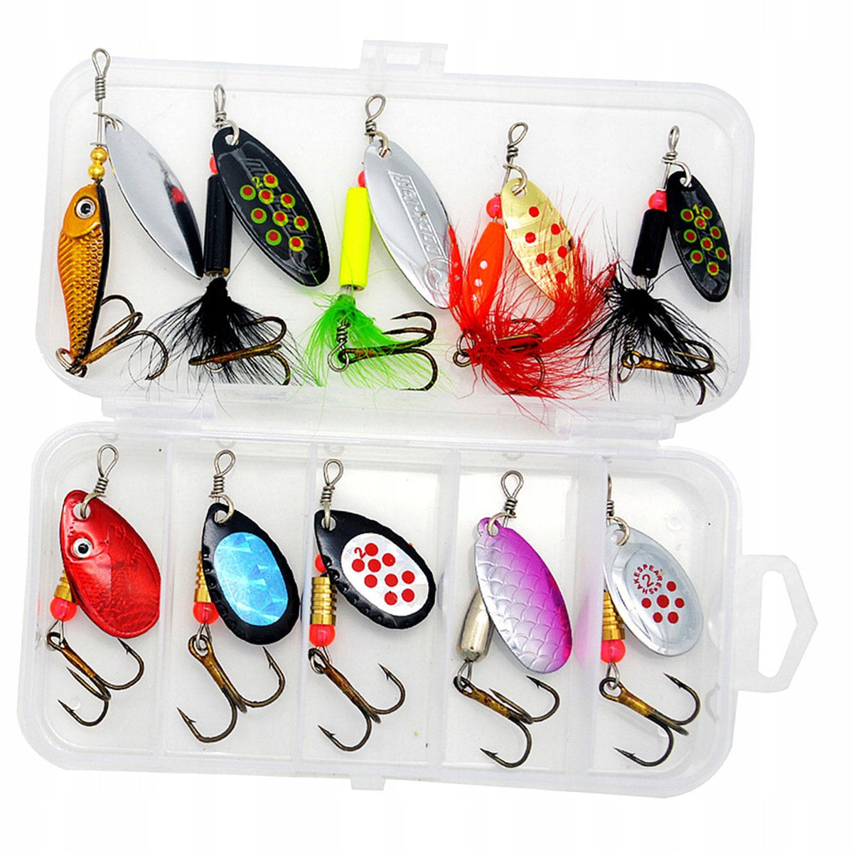 Hard Metal Lures Inline Spinnerbaits Baits Style C