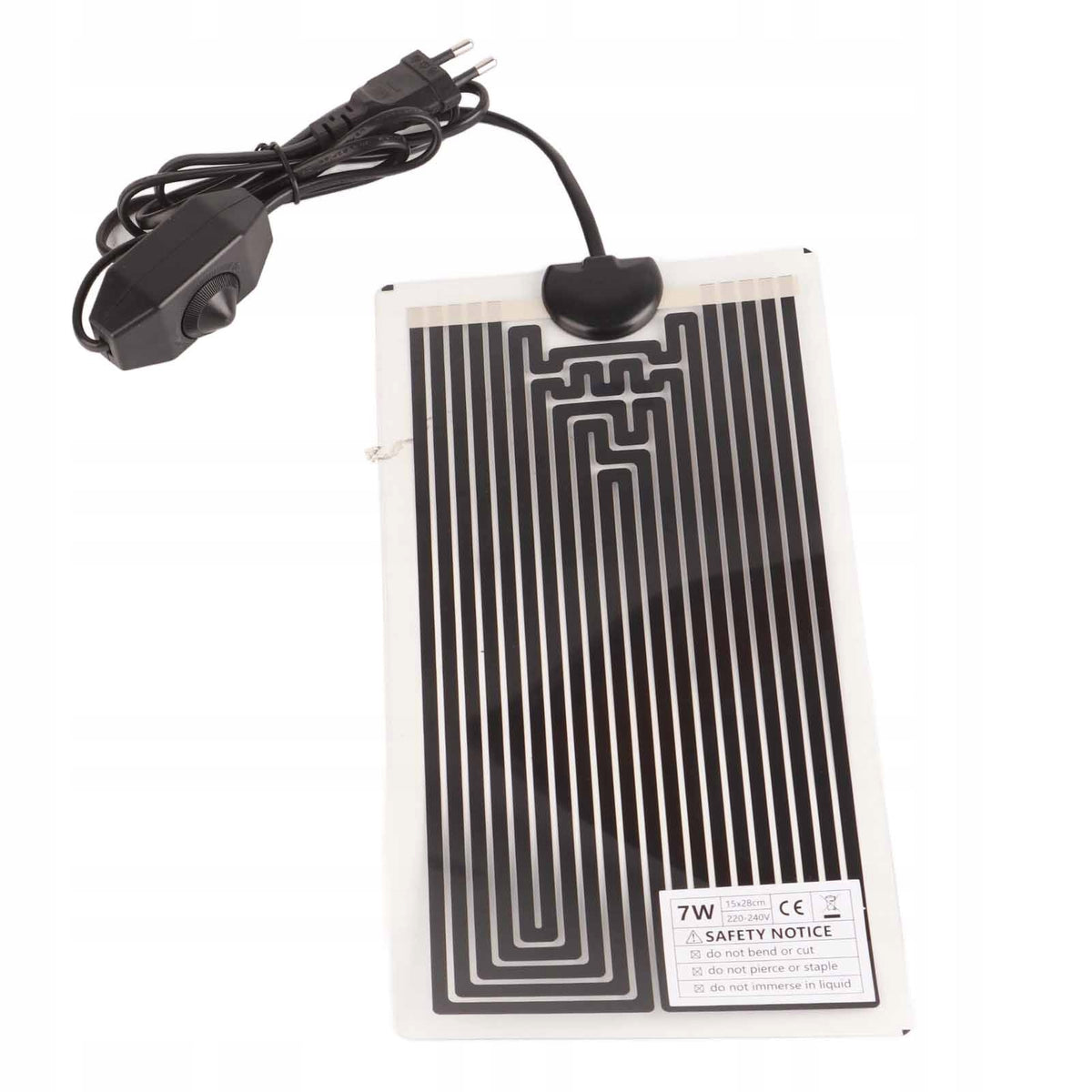 Heating pad for reptiles Balanced temperature distribution HW