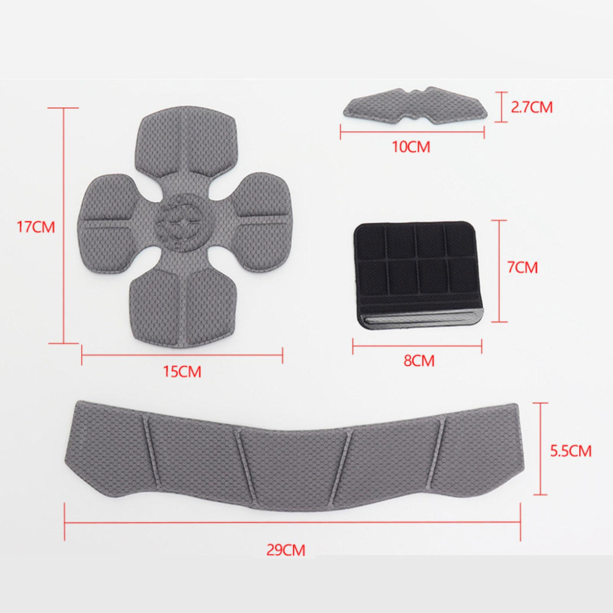Helmet Inner Padding Pads Kit with Liner Cushion Mat Set Head Protection Packaging status original