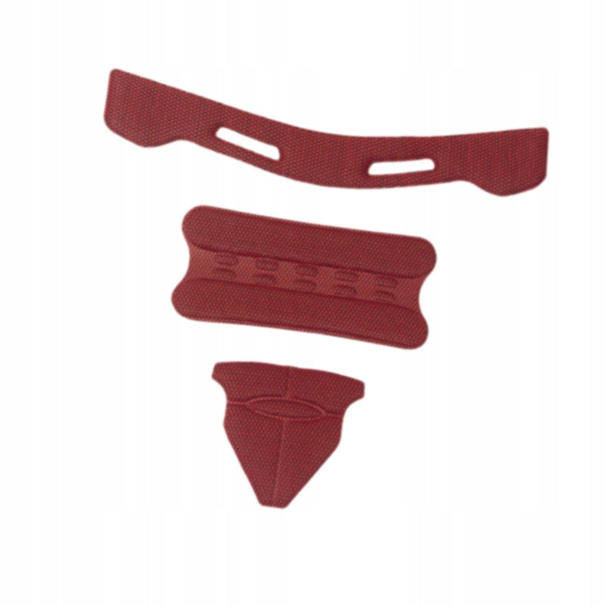 Helmet Pads Comfortable Riding Accessory Reusable Helmet Padding Kit Red
