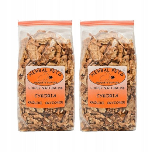 Herbal Pets Natural Chicory Chips 125g X2 Set