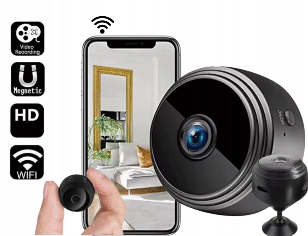 Hidden Wireless Night Vision Camera, Mini, Wi-Fi, Full HD