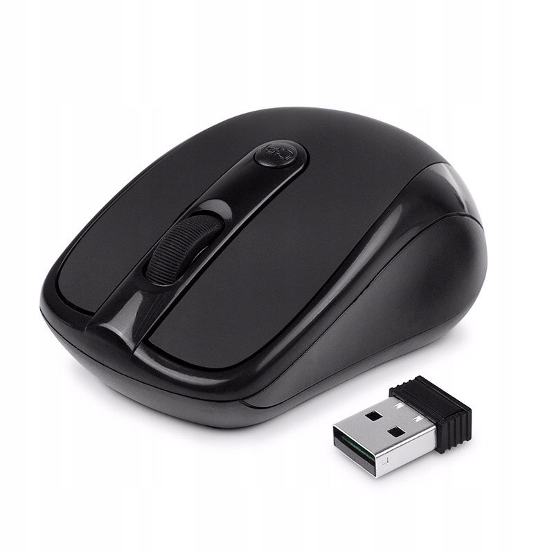 High Quality WIRELESS MOUSE BLACK DOSGR Batteries included no