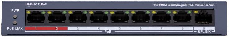 Hikvision DS-3E0109P-E/M(C) Switch Packaging status original