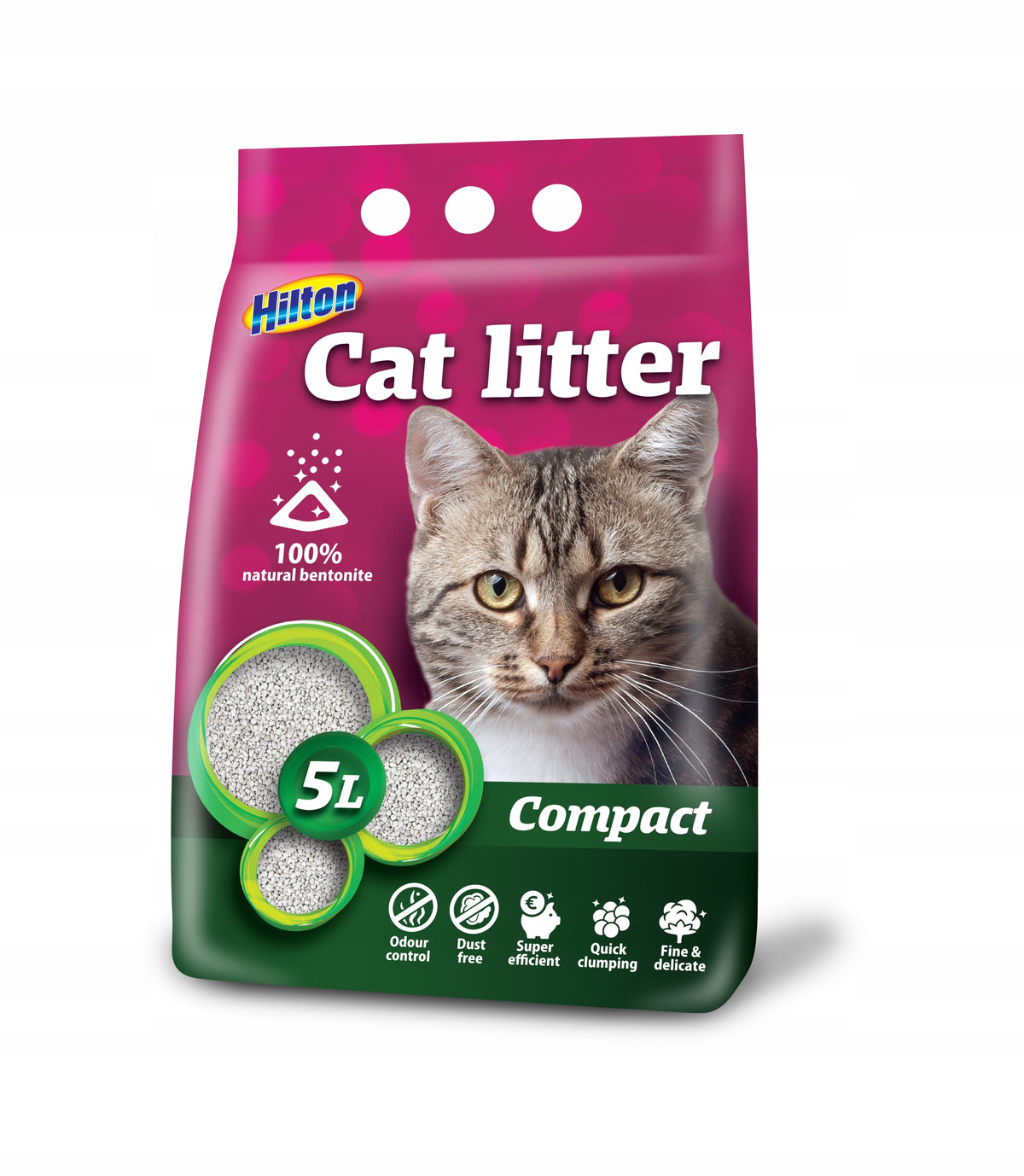 Hilton Bentonite Litter Compact 5l Clumping