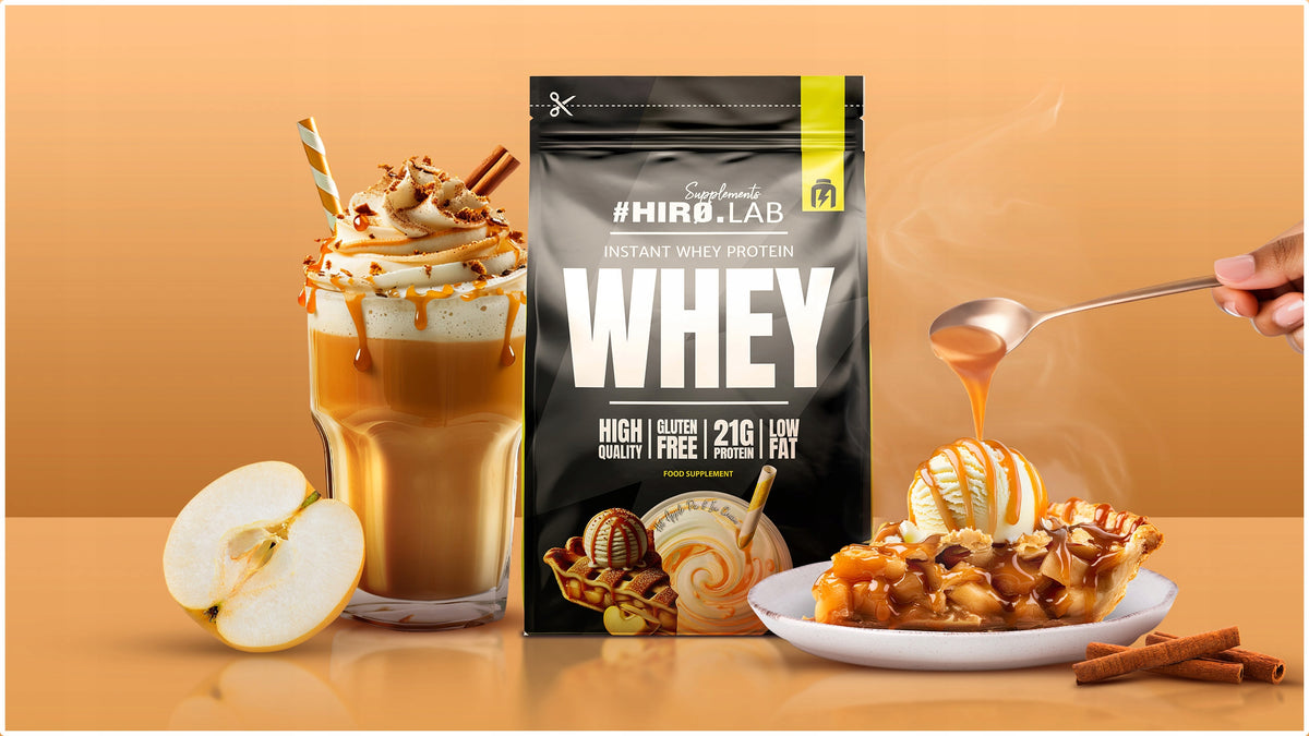 Hiro Lab Whey Protein 2000g Whey Protein Concentrate WPC Apple pie Packaging status original