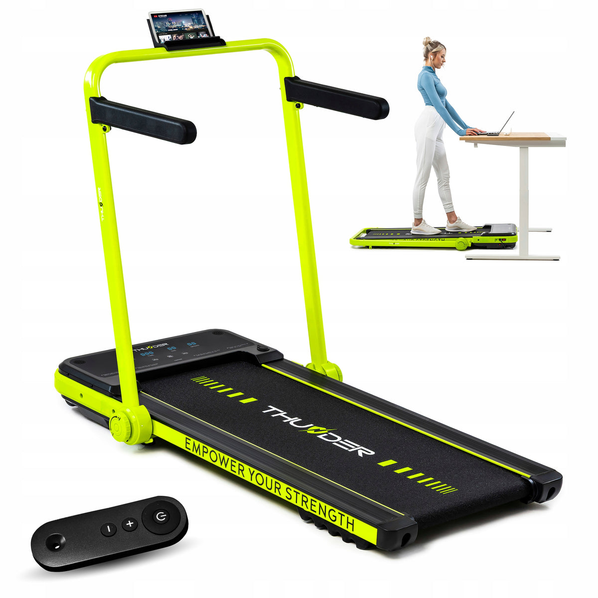 Home Electric Treadmill Folding 12 km/h Under Bed LCD Remote Control App