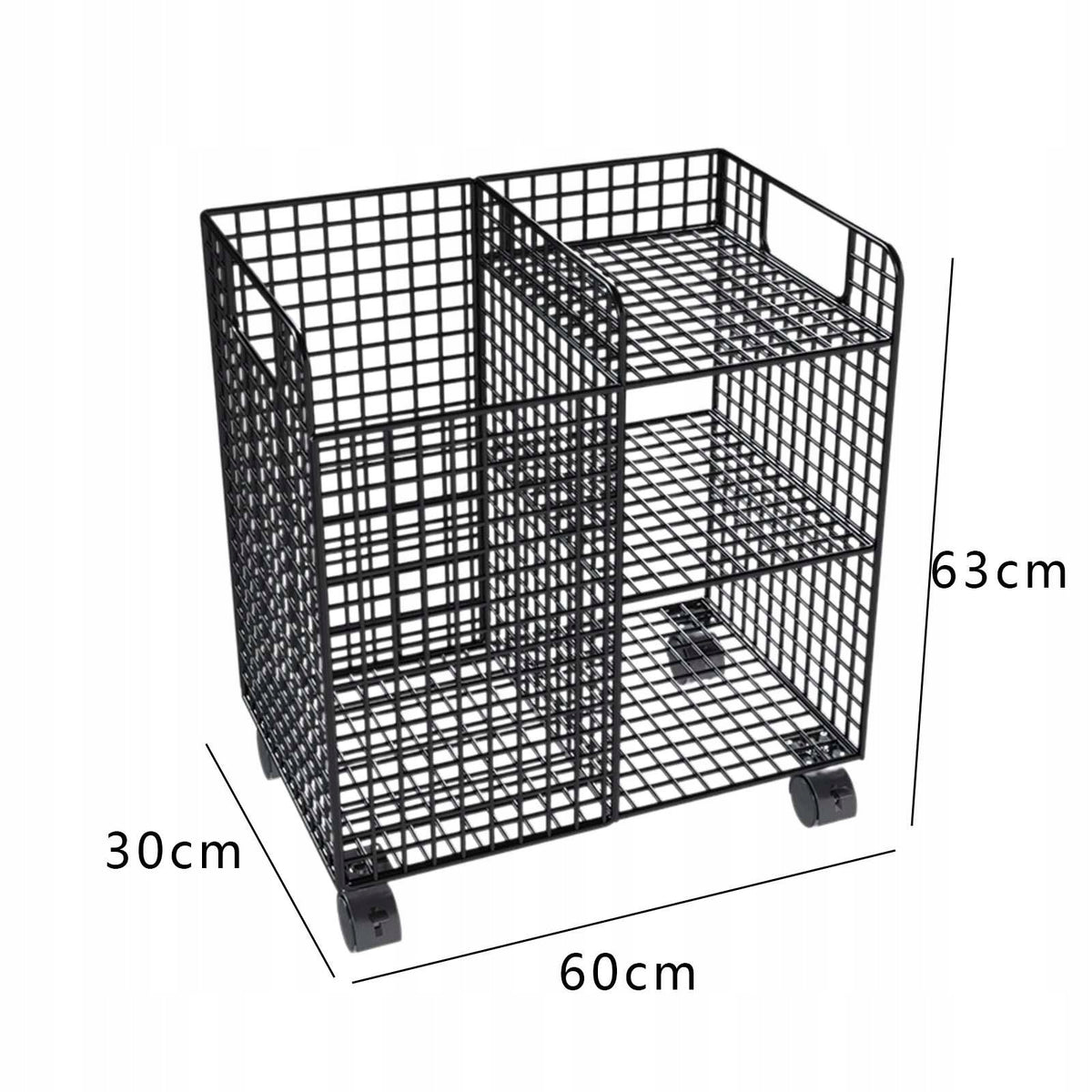 Home Gym Storage Organizer Rack Portable Iron Stand with Universal Black Packaging status original