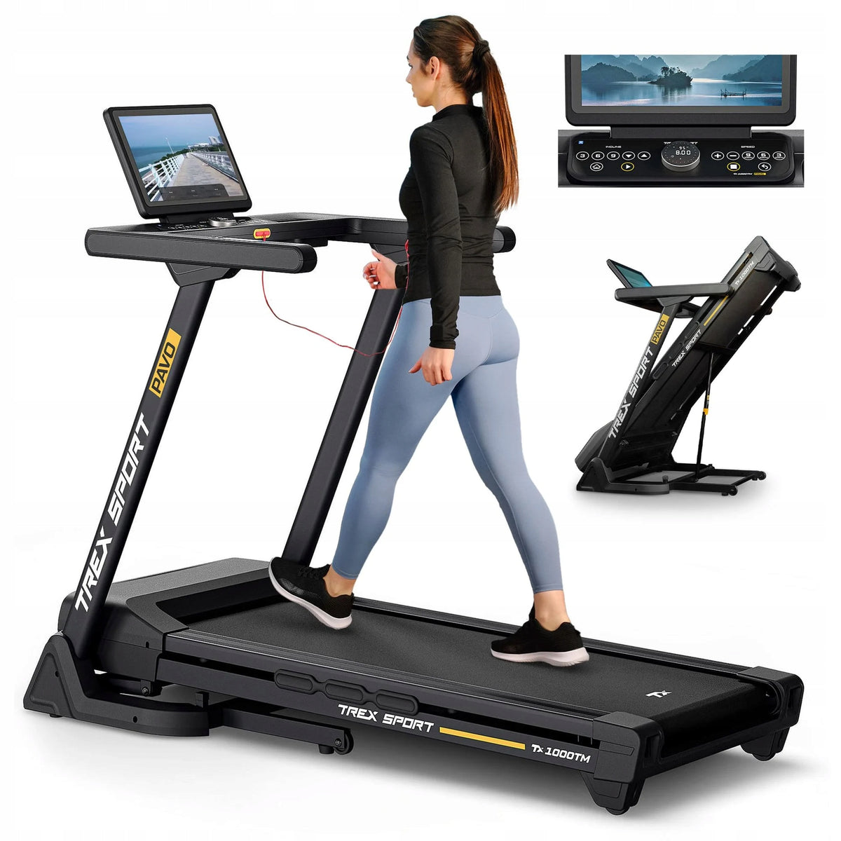 Home Treadmill Electric Folding Angle Adjustable SMART LCD PAVO TREX SPORT