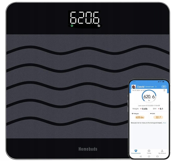 Homebuds 660lb Weight for Weight Measurement, 0,1 Pound Precision