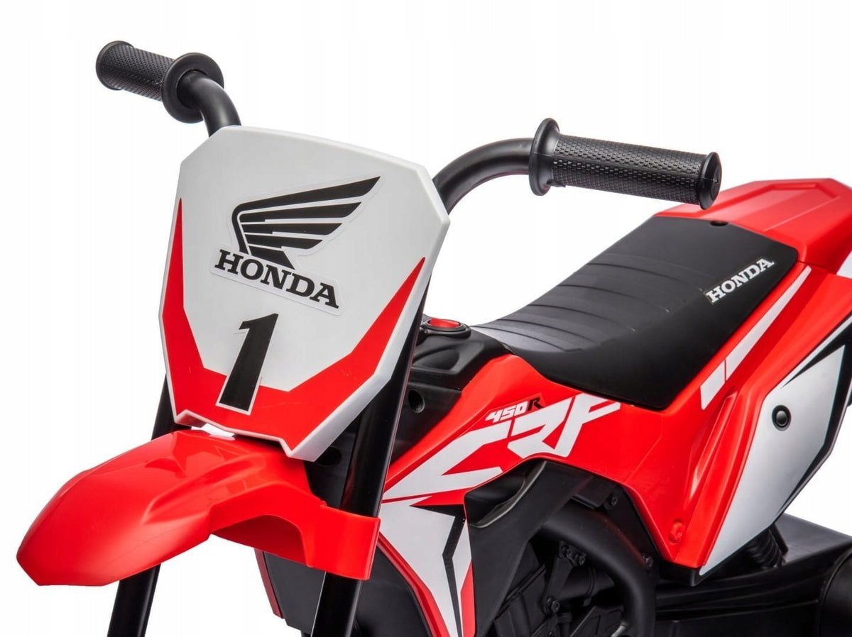 Honda CRF450 Motor Battery Operated Tricycle Rider Sound Red Packaging status original