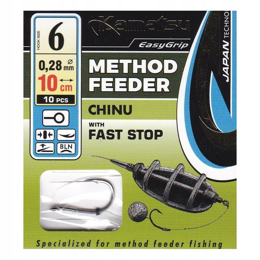 Hooks KAMATSU Method Feeder CHINU - STOPWATCH No. 6